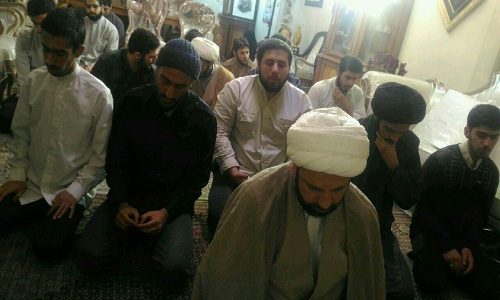 دیدار طلاب حوزه علمیه امام رضا (ع) با خانواده شهید حدادیان دیدار طلاب حوزه علمیه امام رضا (ع) با خانواده شهید حدادیان