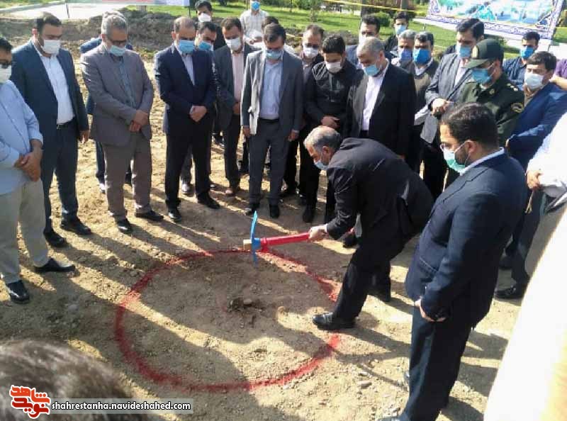 آیین کلنگ زنی احداث یادمان‌های شهدای گمنام شهر «شهریار»