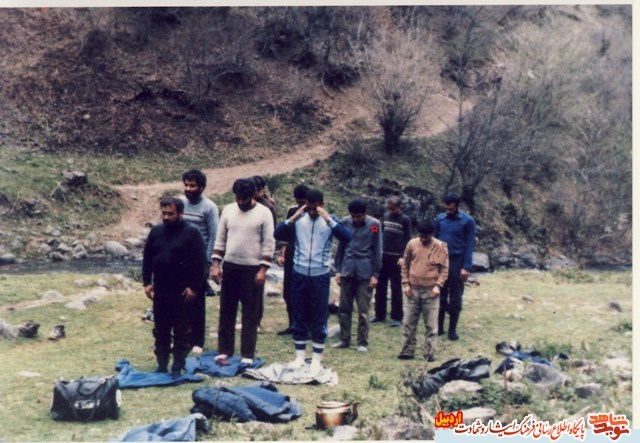 گزارش تصویری|نماز شهدا در قاب تصویر