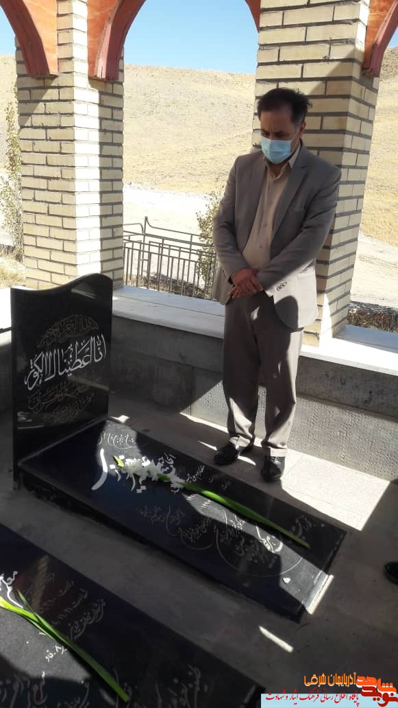 گزارش تصویری| در هفته تعاون، گلزار شهدا بستان آباد غبار روبی شد