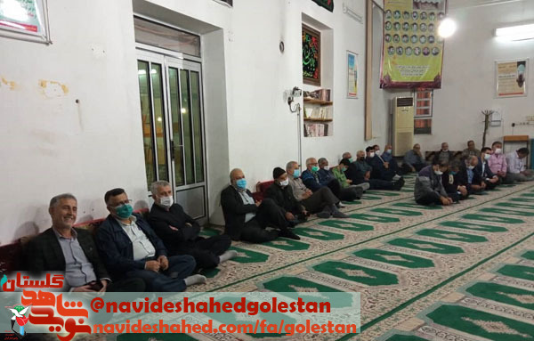 گردهمایی رزمندگان روستای سرکلاته کردکوی برگزار شد
