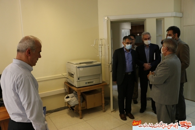 گزارش تصویری | نماینده اردبیل در مجلس شورای اسلامی از بخشهای مختلف بنیاد شهید استان به طور سرزده دیدار کرد