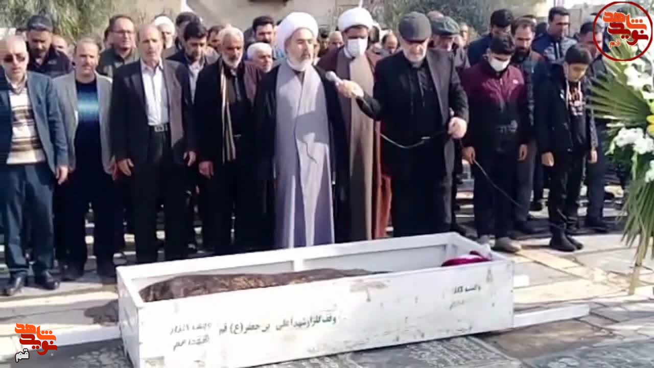مراسم تشییع پدر شهیدان «عبدالرحیم و قدرت الله گلستانی»