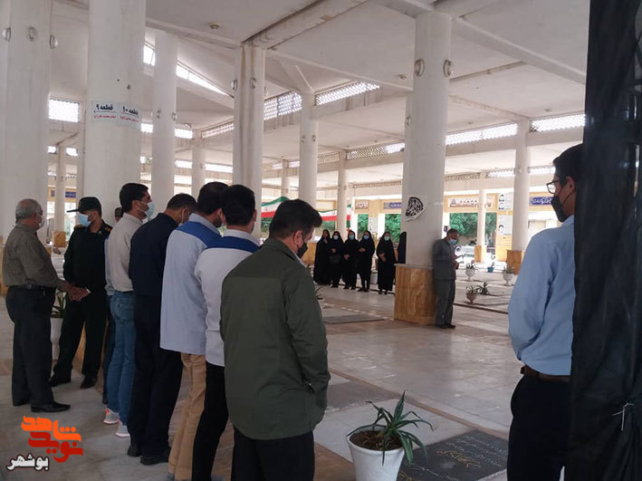 گزارش تصویری|مراسم میثاق با شهدا در گلزار شهدای سجاد شهرستان برازجان