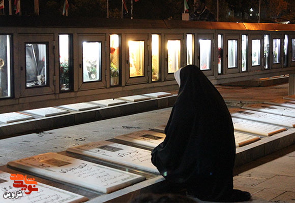 گزارش تصویری از احیای شب نوزدهم ماه رمضان در گلزار شهدای قزوین