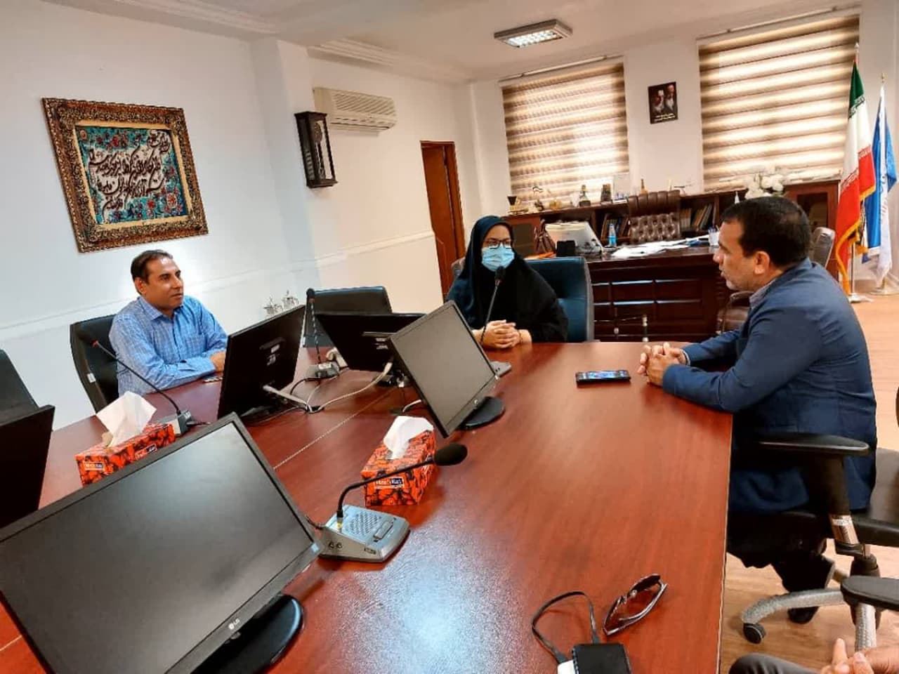 سفر یکروزه مدیرکل بنیاد هرمزگان به شهرستان بندرلنگه