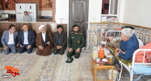 دیدار مدیرکل بنیاد شهید با ایثارگران شهرستان کوهدشت