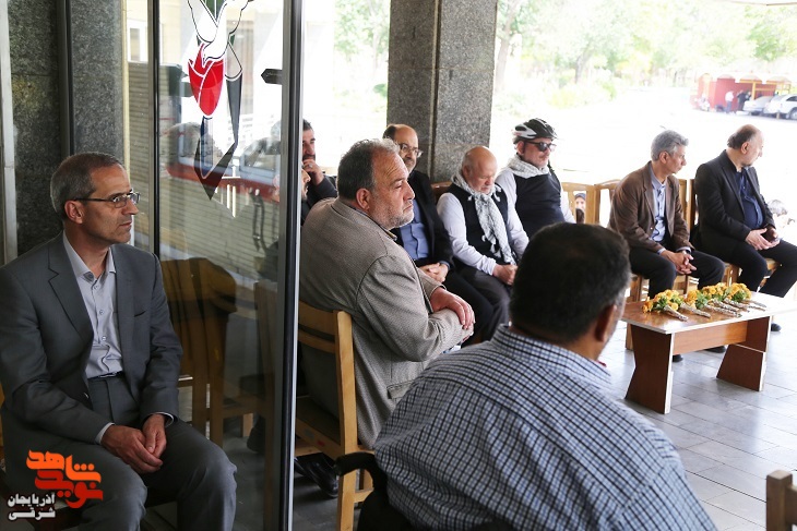 کاروان دوچرخه‌سواری جانبازان بصیر آذربایجان شرقی به حرم مطهر امام (ره)