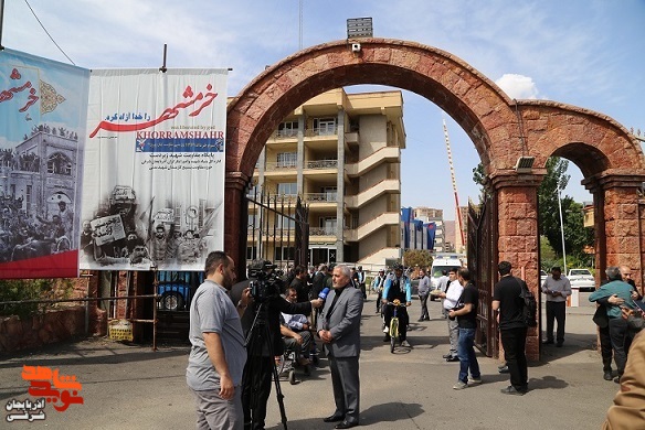 کاروان دوچرخه‌سواری جانبازان بصیر آذربایجان شرقی به حرم مطهر امام (ره)