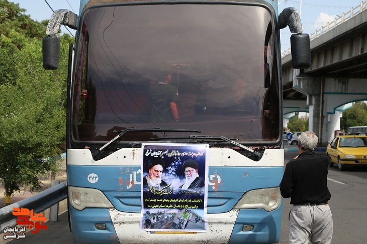 کاروان دوچرخه‌سواری جانبازان بصیر آذربایجان شرقی به حرم مطهر امام (ره)