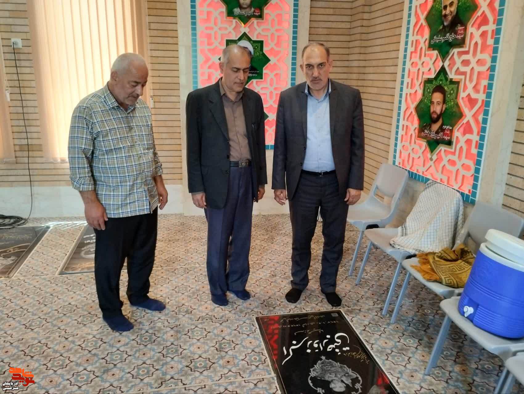 علیزاده میهمان مرکز فرهنگی گلزار شهدای شنب غازان
