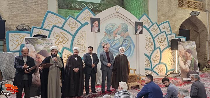 همزمان با روز پدر؛ آیین ملی «شکوه ایمان» در مسجد ملااسماعیل یزد برگزار شد