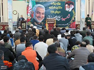 برگزاری مراسم سالروز شهادت سردار دل‌ها، شهید حاج قاسم سلیمانی در چایپاره