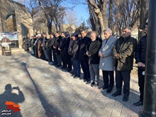 مراسم گلباران و عطر افشانی مزار مطهر شهدای گمنام در چایپاره