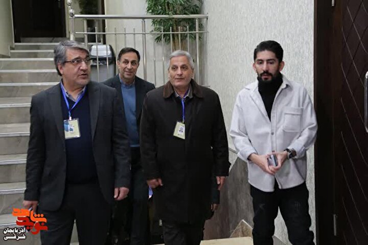 بازدید مدیران بنیاد شهید از اکران آثار جشنواره ملی فیلم ایثار در تبریز+ تصاویر