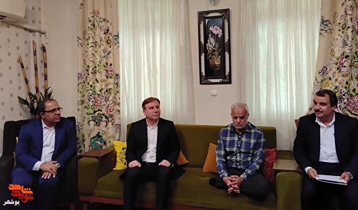 دیدار استاندار بوشهر با دو جانباز معزز بوشهری