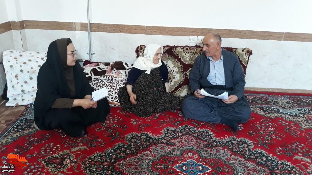 دیدار و تجلیل از خانواده معظم شهدا در شهرستان ربط