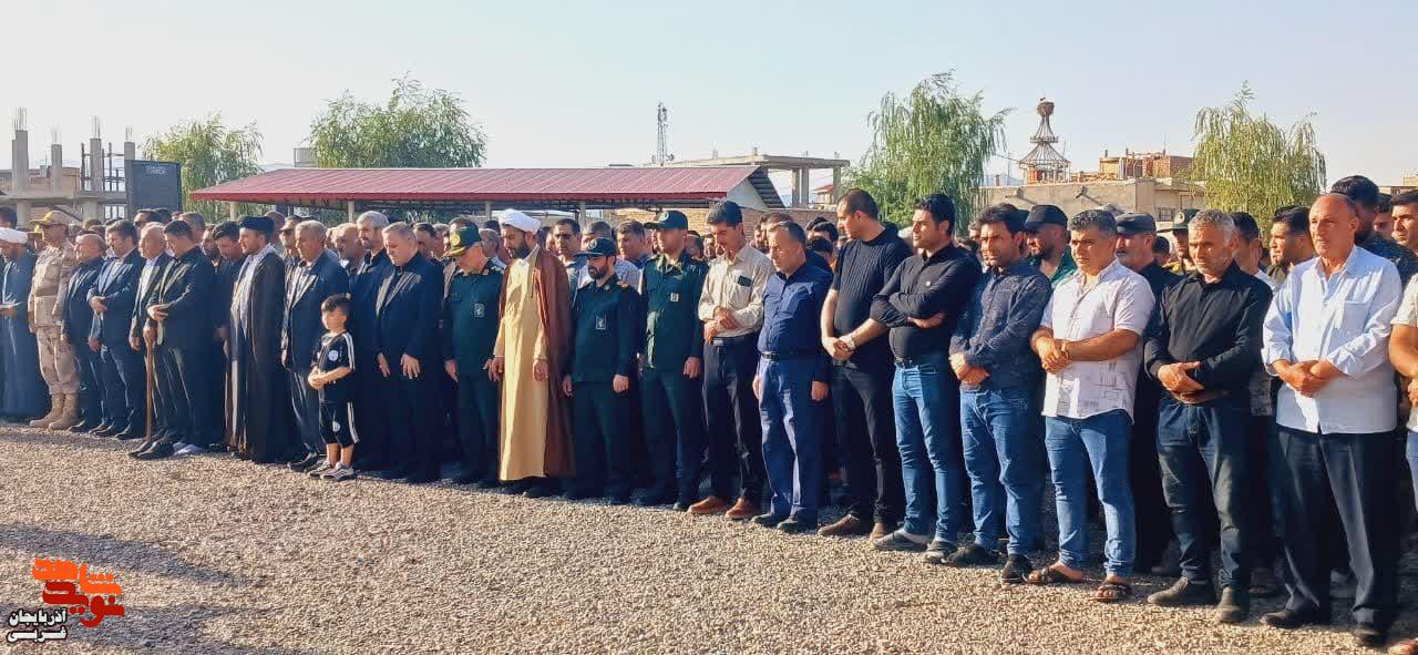 تشییع پیکر مطهر شهید «ارکان آخش»