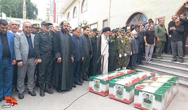 گزارش تصویری / مراسم استقبال و تشییع سه شهید مدافع وطن در گرگان برگزار شد