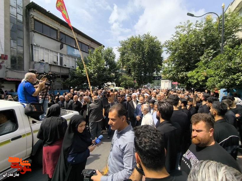 تصاویر/ تشییع پیکر مطهر شهید والامقام «محمد نشومی» در ساری