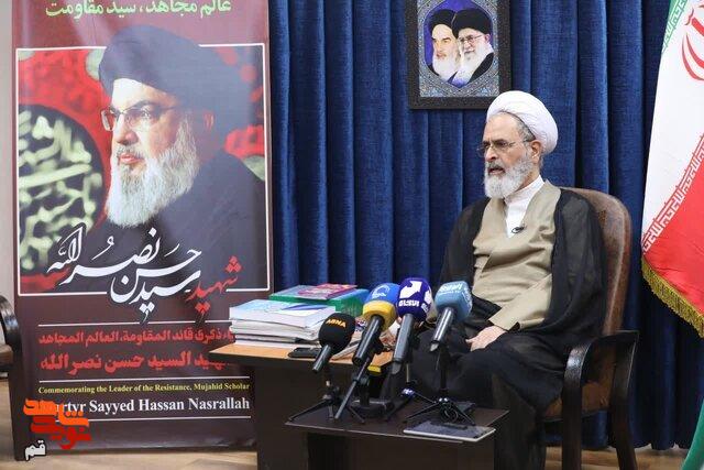 رونمایی از پوستر کنگره بین‌المللی شهید «سید حسن نصرالله» در قم