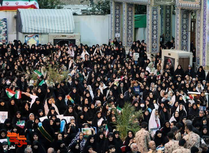 اربعین سردار حاجی‌زاده و شهدای اقتدار در امامزاده حسن(ع)