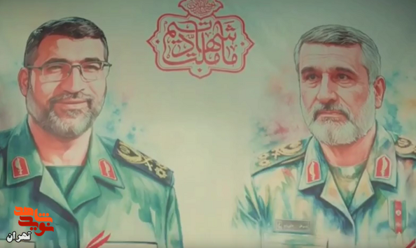 اربعین شهادت شهیدان حاجی‌زاده و باقری در بهشت زهرا(س)