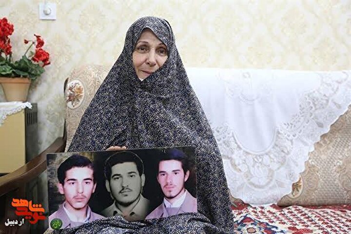 حضور مادر سه شهید زنجانی در اردبیل