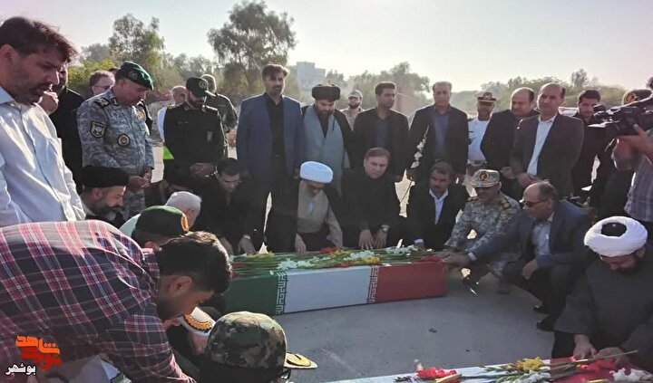 استقبال از شش شهید خوشنام در بوشهر