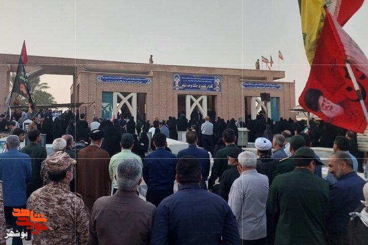 فیلم| پیکر شهید «محمدجعفر رادبوی» در آغوش خاک وحدتیه آرام گرفت