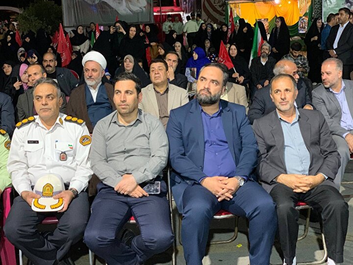 حضور معاون دبیر شورای عالی ترویج و توسعه فرهنگ ایثار و شهادت اجتماع مردمی سنندج