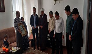تجدید میثاق با مکتب سرخ شهادت در خانه شهید «مهرزاد...