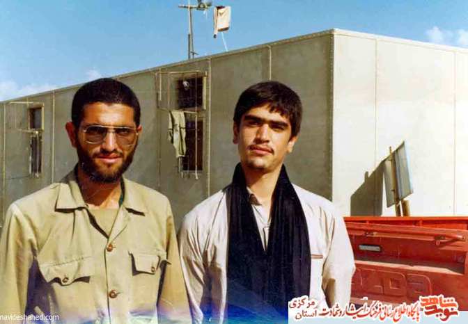از چپ: سید مجید فریشی - مهدی برزآبادی