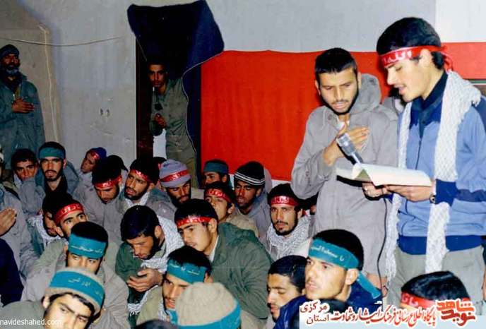 از چپ: ایستاده: علی کاظمی - محمود آشوری- شهید مهدی زین الدین - نشسته: سید مجید قریشی - علیرضا خدیمی - شهید جعفر انصاری
