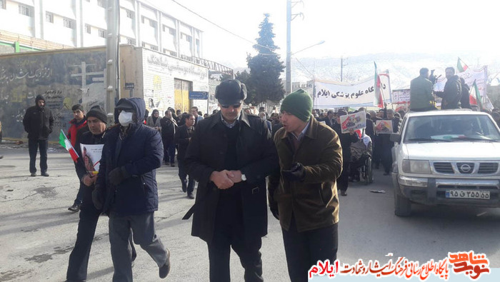 راهپیمایی پرشور مردم ولایتمدار استان ایلام در چهل و یکمین سالگرد انقلاب اسلامی