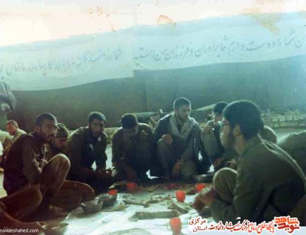 صرف نهار توسط رزمندگان1365 اندیمشک