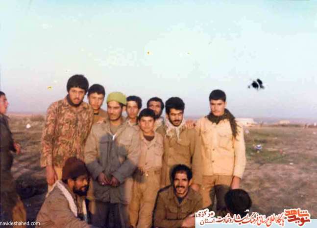 دو شهید تصویر : شهید علیرضا قربانعلی - شهید موسی تفرشی