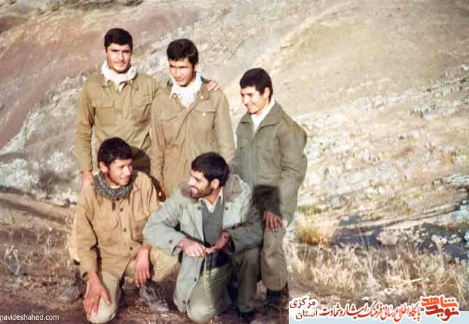 شهید محمود عارفی - سیف الله اسماعیلی - محسن تمیزی - شهید علیرضا قربانعلی - یوسف فکری