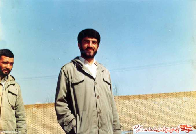 از چپ: شهید مرتضی لعلی - غلامرضا آقایی