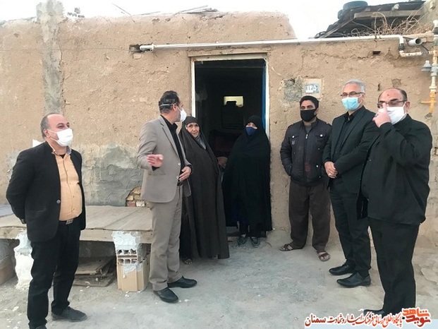 دیدار مسئولان بنیاد شهید سمنان با خانواده معزز شهید مدافع حرم اتباع، محمدرحیم رحیمی- شانزدهم اسفندماه ۹۹ مهمانشهر سمنان