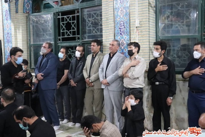 مراسم وداع با شهید والامقام سعید حسنان - گلزار شهدای امامزاده یحیی (ع) سمنان سیزدهم مهرماه ۱۴۰۰