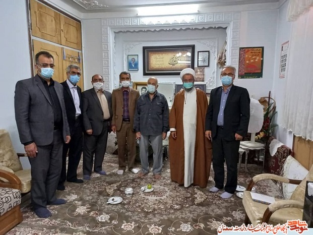 دیدار مدیرکل بنیاد شهید استان سمنان با پدر معزز شهید والامقام محمد صرفی - دوشنبه نوزدهم مهرماه شهرستان دامغان