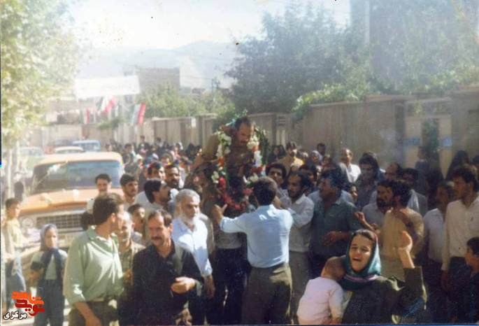 بازگشت از اسارت آزاده جواد محمدی 1369