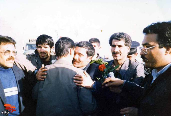 بازگشت از اسارت آزاده محسن لرستانی