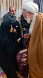 دیدار حجتالاسلام نعیمآبادی با مادر معظم شهید والامقام حمزهای- پنجشنبه بیست و هفتم بهمنماه ۱۴۰۱ روستای طاق شهرستان دامغان