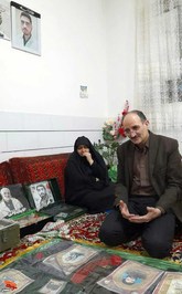 دیدار مسئول گروه فرهنگی یاد یاران با خانواده معظم شهید مدافع امنیت مصطفی محمدی- بیست و یکم اسفندماه ۱۴۰۱ شهرستان شاهرود