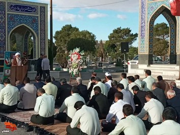 تجدید میثاق حافظان امنیت وطن با آرمانهای والای شهدا- سیزدهم مهرماه ۱۴۰۲ گلزار شهدای فردوس رضای شهرستان دامغان