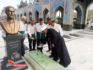 تجدید میثاق خادمیاران رضوی با آرمان‌های والای شهدا- چهارم خرداد ۱۴۰۴ گلزار شهدای فردوس‌رضای شهرستان دامغان